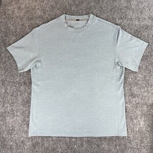 Lululemon Drysense Shirt Mens Large Blue License To Train Better Every Day